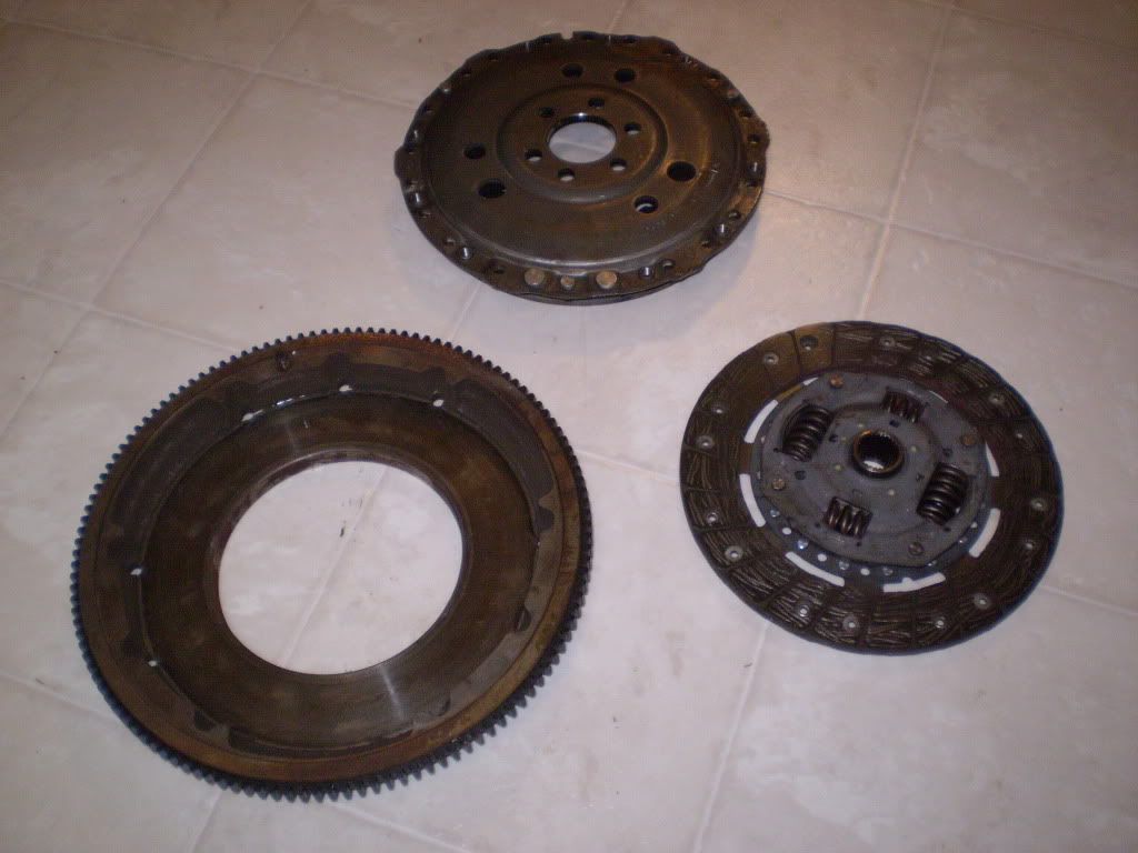 FS Eurospec lightened flywheel + stock clutch & pressure plate. (2.0